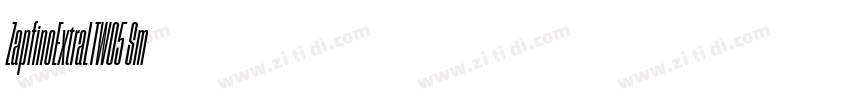 ZapfinoExtraLTW05 Sm字体转换